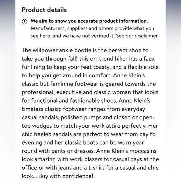 Anne Klein Willpower 2 Boots 9.5 - Picture 7 of 7